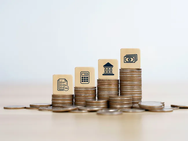 stack of coins